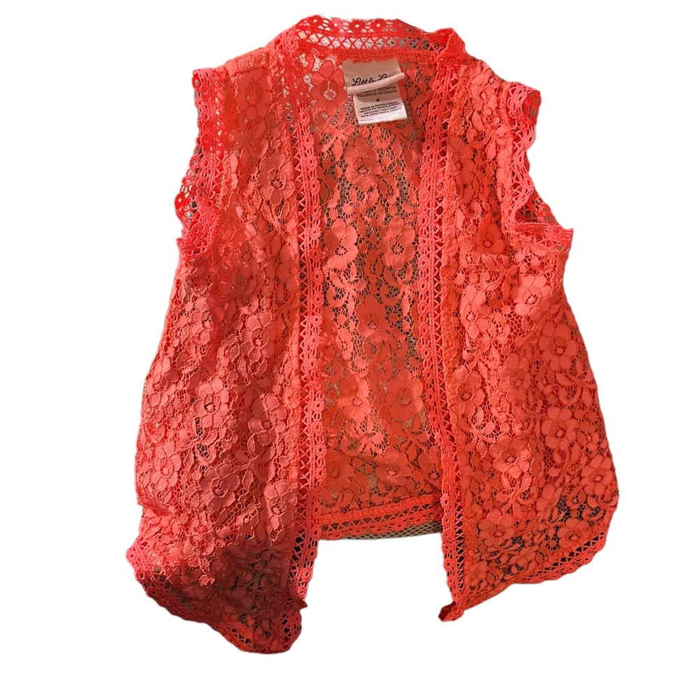 Lace over shirt